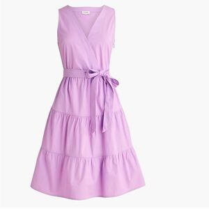 NWT Beautiful lavender wrap dress from J. Crew Factory.
